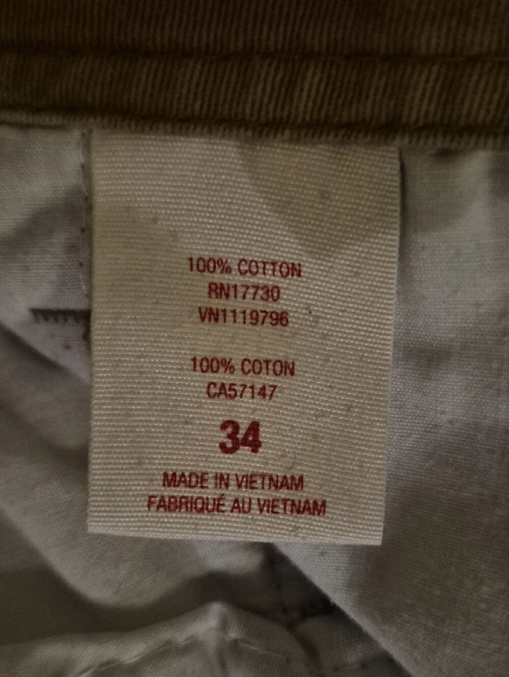 Mossimo Supply Co. Men's Khaki Brown Bermuda Shorts